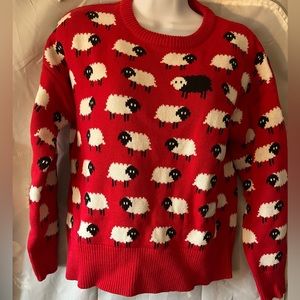 Cupcakes and Cashmere black sheep sweater size small